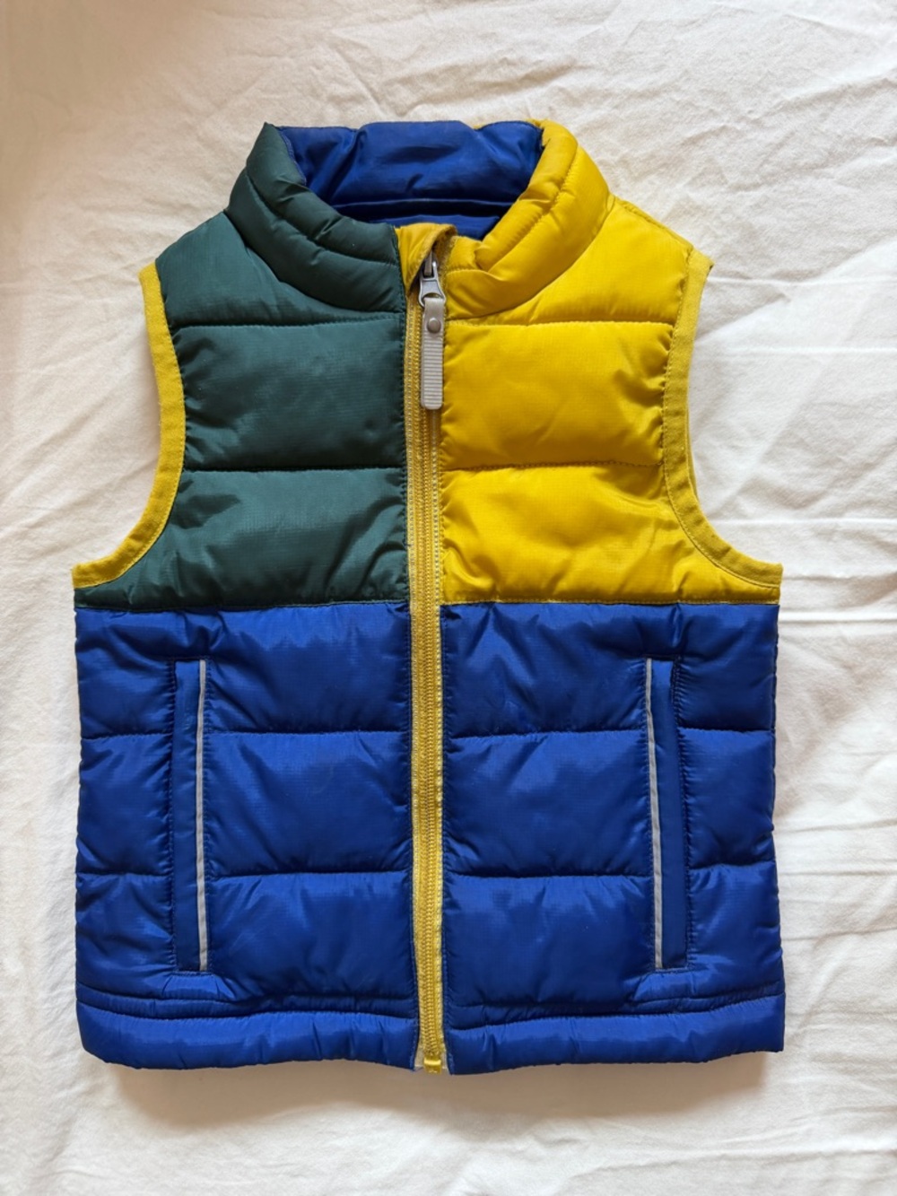 Hanna Anderson Colorblock Puffer Vest